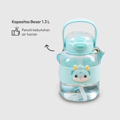 Gambar Appetite Bert Botol Minum Anak Tritan 1.3 Liter - Hijau
