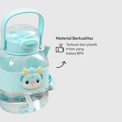 Gambar Appetite Bert Botol Minum Anak Tritan 1.3 Liter - Hijau