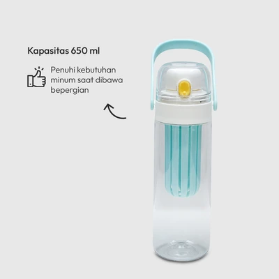 Gambar Appetite Burke Botol Minum Plastik 650 ml - Putih