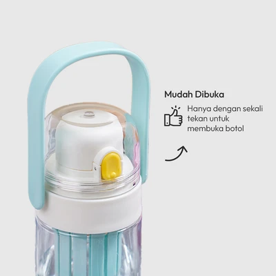 Gambar Appetite Burke Botol Minum Plastik 650 ml - Putih