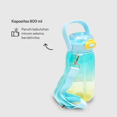 Gambar Appetite Bavol Botol Minum Plastik 800 ml - Biru