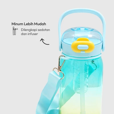 Gambar Appetite Bavol Botol Minum Plastik 800 ml - Biru