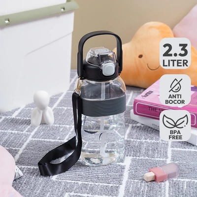 Gambar Appetite Beldiq Botol Minum Tritan 2.3 Liter - Hitam