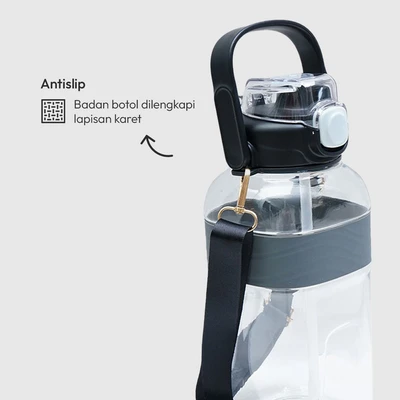 Gambar Appetite Beldiq Botol Minum Tritan 2.3 Liter - Hitam