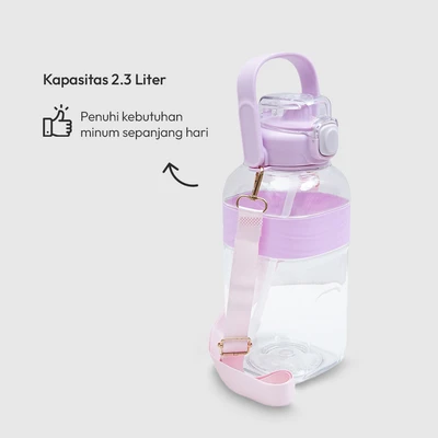 Gambar Appetite Beldiq Botol Minum Tritan 2.3 Liter - Ungu