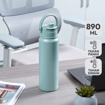 Gambar Appetite Barnes Botol Vacuum Flask Stainless Steel 890 ml - Hijau