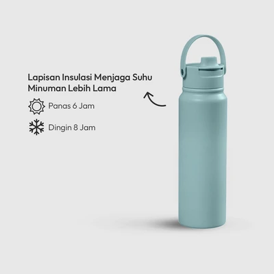 Gambar Appetite Barnes Botol Vacuum Flask Stainless Steel 890 ml - Hijau