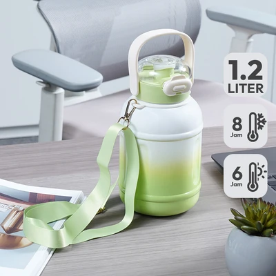 Gambar Appetite Barnet Botol Vacuum Flask Stainless Steel 1.2 Liter - Hijau