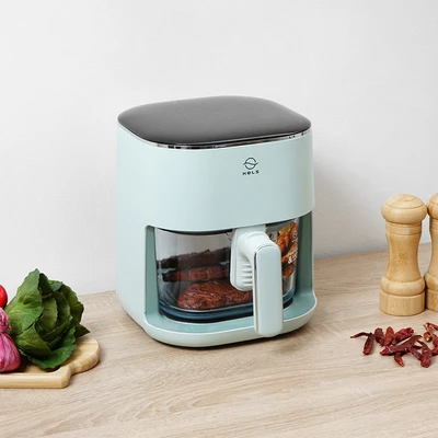 Gambar Kels Barsha Air Fryer Glass 3 Liter 900 Watt - Hijau