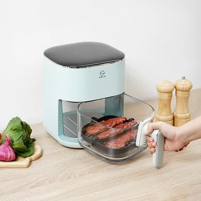 Gambar Kels Barsha Air Fryer Glass 3 Liter 900 Watt - Hijau