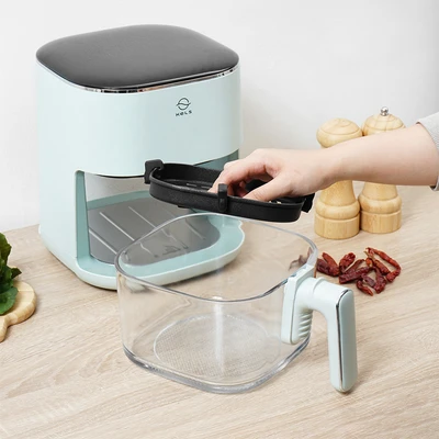 Gambar Kels Barsha Air Fryer Glass 3 Liter 900 Watt - Hijau