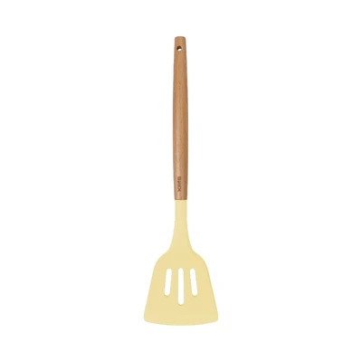 Gambar Kris Spatula Turner Slotted Silikon - Krem Beige