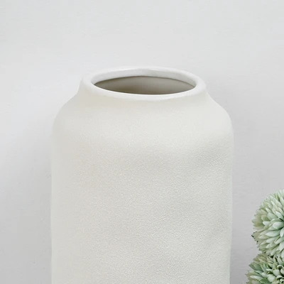 Gambar Informa Naturalle Vas Bunga Keramik 14x14x29.5 cm - Putih