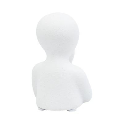 Gambar Informa Patung Miniatur Keramik Boy On Hand 6 cm - Putih