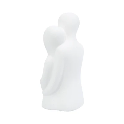 Gambar Informa Patung Miniatur Keramik Couple 20 cm - Putih