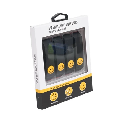 Gambar Carex Set 4 Pcs Pelindung Pintu Mobil Smile Line - Hitam