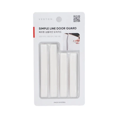 Gambar Carex Set 4 Pcs Pelindung Pintu Mobil Simple Line - Putih