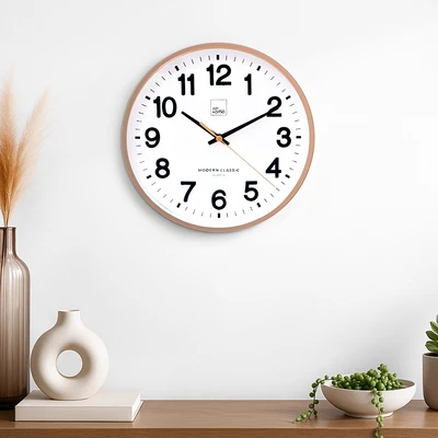 Gambar Arthome Jam Dinding Metal 30 cm - Rose Gold