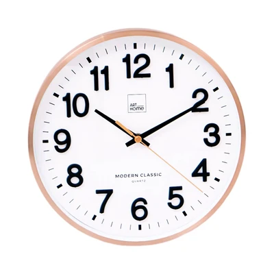Gambar Arthome Jam Dinding Metal 30 cm - Rose Gold