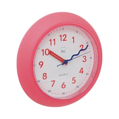 Gambar Arthome 21.5 Cm Jam Dinding Kids Study - Pink