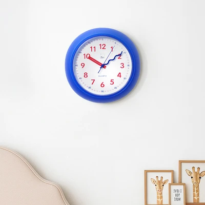 Gambar Arthome Jam Dinding Anak Study 21.5 cm - Biru
