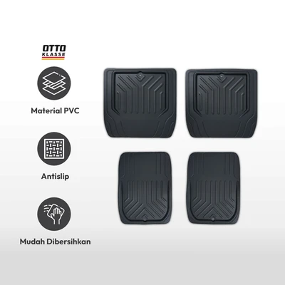 Gambar Otto Klasse Set 4 Pcs Karpet Mobil Pvc - Hitam