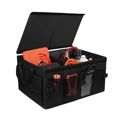 Gambar Otto Klasse Trunk Organizer Mobil Lipat Dengan Tutup - Hitam