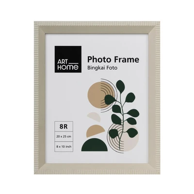 Gambar Arthome Bingkai Foto Meja Plastik 8R V2 - Krem Beige