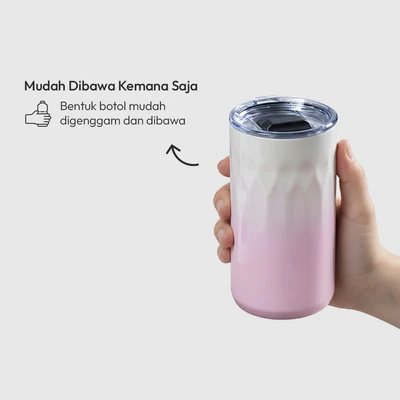 Gambar Appetite Woori Botol Vacuum Flask Stainless Steel 354 ml - Pink