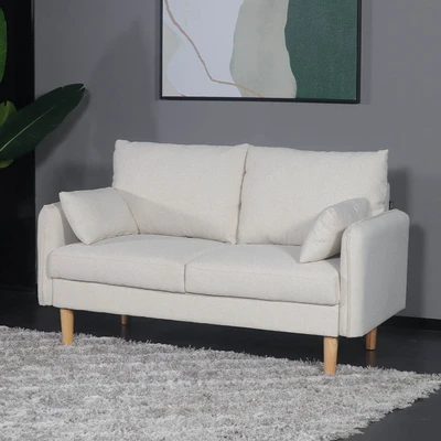 Gambar Informa Kimi Sofa Fabric 2 Seater - Krem