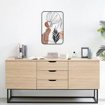 Gambar Informa Hiasan Dinding Multi Girl Besi 40x60.3 cm - Mix