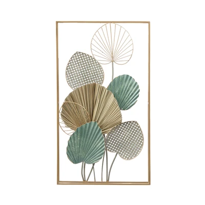 Gambar Informa Hiasan Dinding Multi Leaves Besi 50.2x90.8 cm - Mix