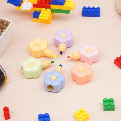 Gambar Ataru Set 5 pcs Spidol Highlighter Flower