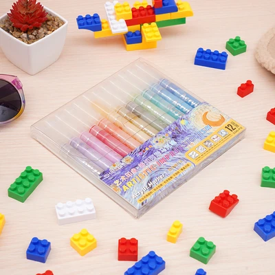 Gambar Ataru Set 12 pcs Spidol Acrylic Push Up