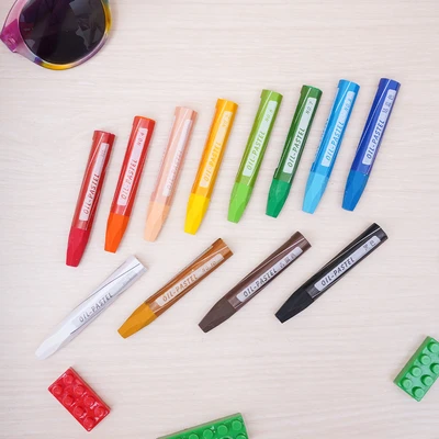Gambar Ataru Set 12 pcs Crayon Pastels - Mix