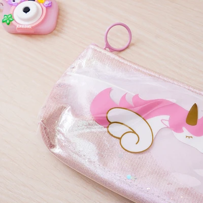 Gambar Ataru Tempat Pensil Unicorn Metalik Random