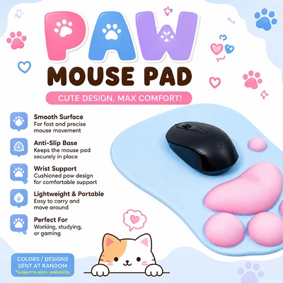 Gambar Ataru Mouse Pad Paw Random