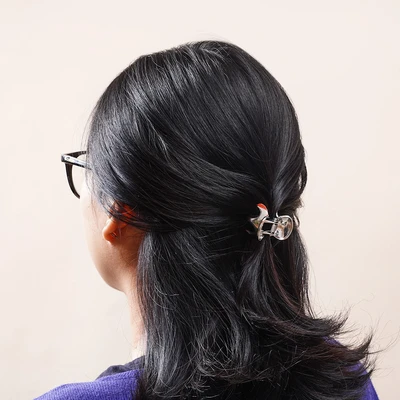 Gambar Ataru Jepit Rambut Jedai Small - Silver/Gold