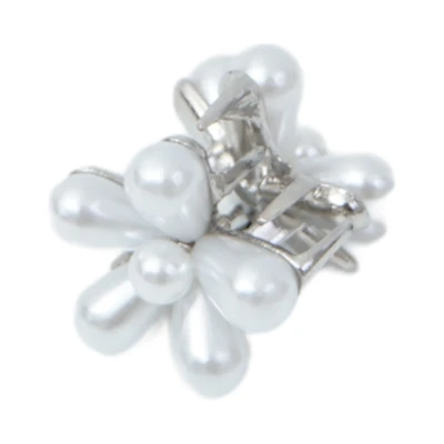Gambar Ataru Jepit Rambut Flower Baloon Extra Small Set 2 pcs - Silver/Gold