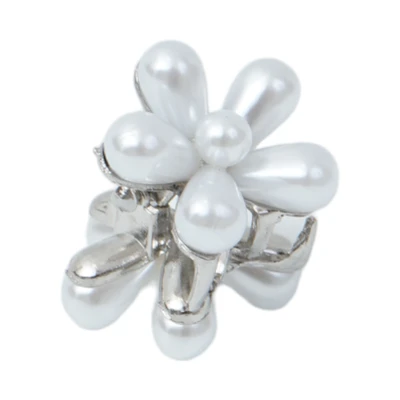 Gambar Ataru Jepit Rambut Flower Baloon Extra Small Set 2 pcs - Silver/Gold