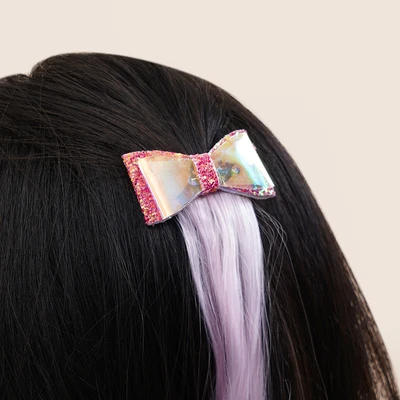 Gambar Ataru Jepit Rambut Anak Long Ribbon Mix Colors