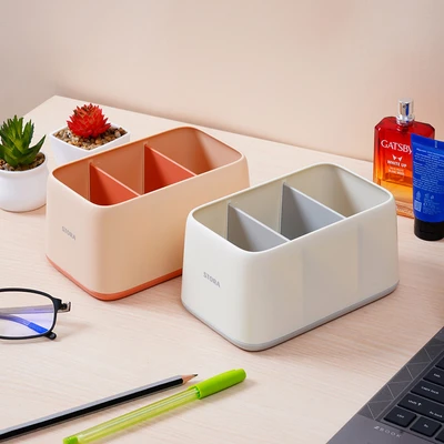 Gambar Stora Partition Organizer Meja 16.2x8.2x10 cm - Pink