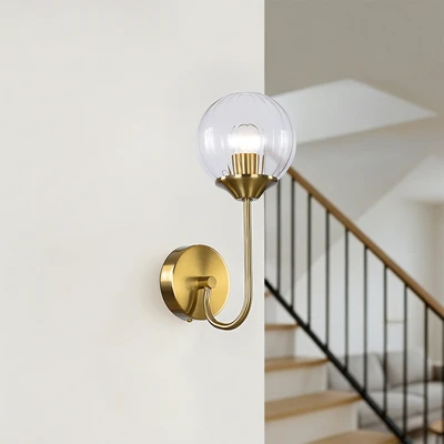 Gambar Eglare Lavina Lampu Dinding Hias E14 - Brass