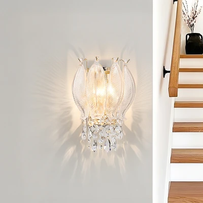 Gambar Eglare Thalia Lampu Dinding Hias 2L E14 - Brass/Putih