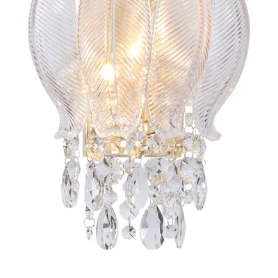 Gambar Eglare Thalia Lampu Dinding Hias 2L E14 - Brass/Putih