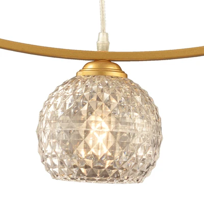 Gambar Eglare Chrysant Lampu Gantung Hias 3L E14 - Gold