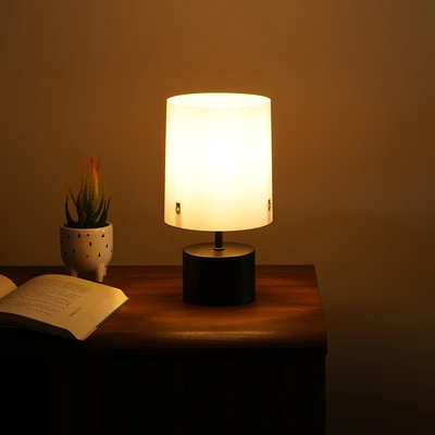 Gambar Informa Bloom Lampu Meja E14 Short - Hitam Matte