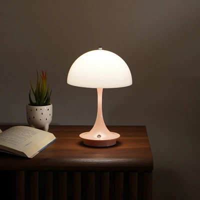 Gambar Informa Jeannie Lampu Meja LED 3 Warna Rechargeable 1 Watt - Pink