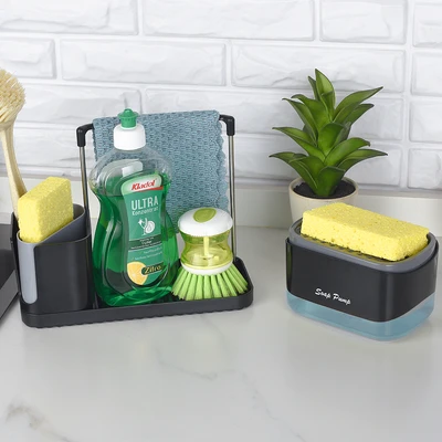 Gambar Stora Tempat Alat Cuci Piring Dengan Dispenser Sabun - Mix