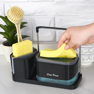 Gambar Stora Tempat Alat Cuci Piring Dengan Dispenser Sabun - Mix